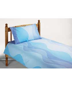 Diva Single Duvet Cover Set - Blue