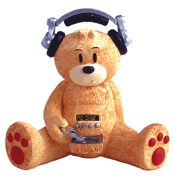 DJ Figurine Bad Taste Bear