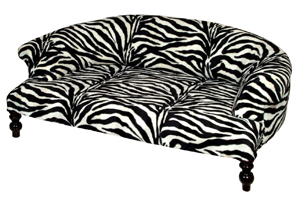 Dog Bed Zebra Print Design