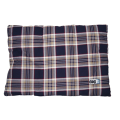 Add comfort to your Dog Cage :2 Door Wire Home Large with this stylish, checked design cushion.