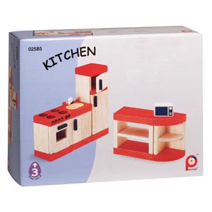 Unbranded Dolls House Kitchen Furniture Set