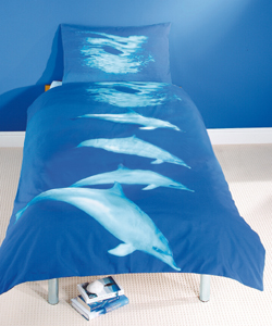 Dolphin Single Duvet Cover Set
