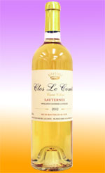 DOMAINE Le COMTE - Preignac Sauternes 2002 75cl Bottle