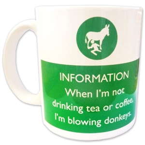 Unbranded Donkey Blowing Rude Mug