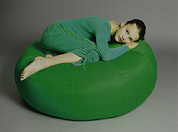 Donut Bean Bag - Dark Green