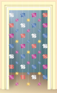 Unbranded Door Dangler - 18th Party