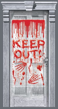 Unbranded Door Gore - Drips Of Blood - Keep Out