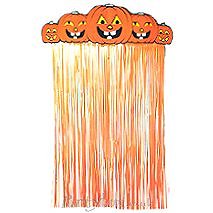 Door Shimmer Curtain - Pumpkin
