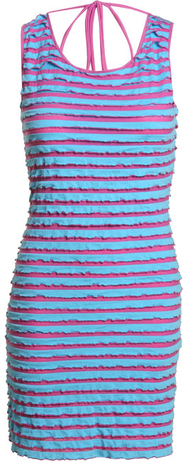 Unbranded Dorean Stripe Tube Dress