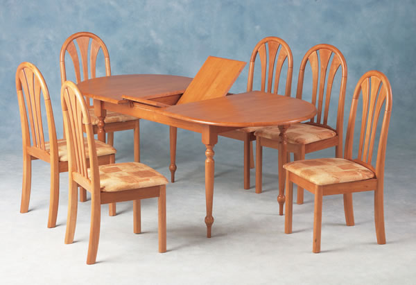 Dorian Dining Set - Golden Oak