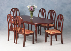 Dorian Dining Set - Mahogany