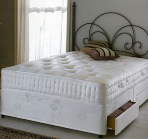 Dorlux- Diplomat-1500 Easyrest- 6FT Zip & Link Divan Bed
