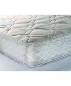 Microquilted 13 gauge medium firm mattress. With v