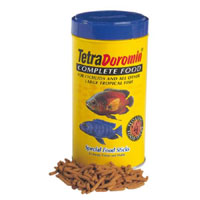 Staple foodsticks for all cichlids and other large ornamental fish. Tetras unique extrusion process 