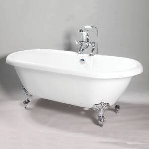 Unbranded Double Ended Roll Top Bath