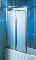 Double Folded Frosted Shower Screen