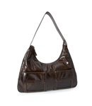 Unbranded DOUBLE POCKET SHOULDER BAG