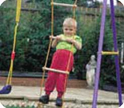Double Point Rope Ladder accessory for Blenheim, Sandringham and Kensington playframes