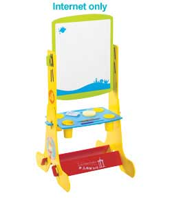 DOUBLE SIDED WOODEN EASEL