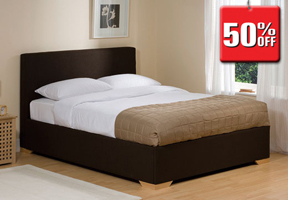 Unbranded Double Sophia Bedstead - Brown
