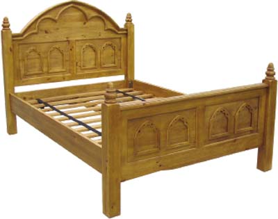 DOUBLED BED 4FT6 MEDIEVAL