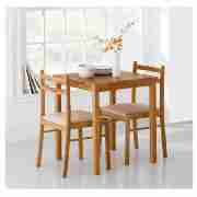 Unbranded Dovecote Rubberwood 2 Seat Dining Set