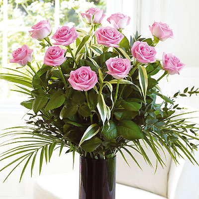 Unbranded Dozen Luxury Pink Rose Vase