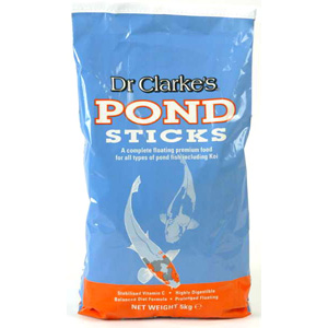 Unbranded Dr Clarkes Pond Sticks Natural  5kg