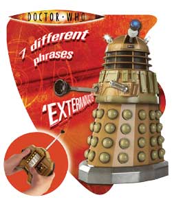 Command your own fully functioning 12in Radio Control Dalek with authentic movement, 360 degree