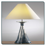 Drape Table Lamp - Antique Pewter