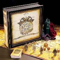This deluxe  pirate adventure games comes encased in a solid wooden `bookshelf edition` box and