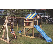 Unbranded Dream 3 Eastern Jungle Gym Climbing Frame - Pine
