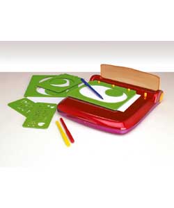 Multi-function, extra-large drawing board with int