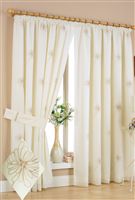 Dreams N Drapes Chloe Lined Voile Curtains
