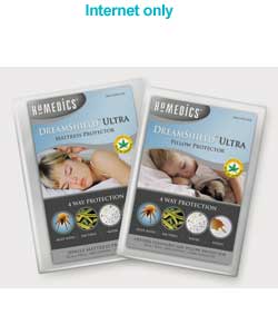 Unbranded Dreamshield Ultra Mattress and Pillow Protector Set - Single