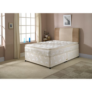 Dreamworks- 2FT 6 Pillow Comfort Divan Bed