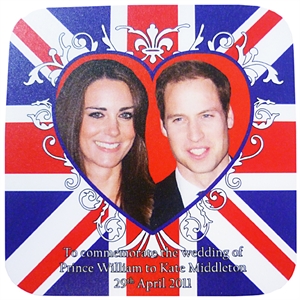 Unbranded Drinks Coaster - Kate and William Wedding