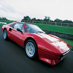 Take a Ferrari 308QV for a spin around a famous race track