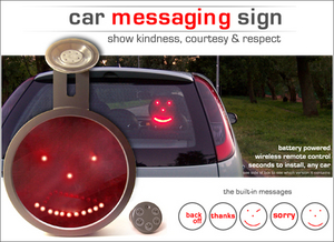Unbranded Drivemoticon Car Window Message Display