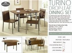 Unbranded Drop Leaf Turino Dining Set