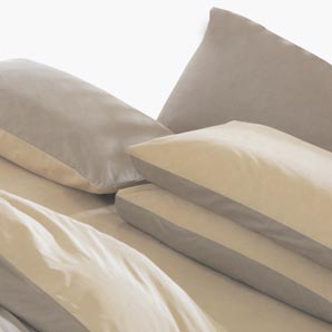 Duet Standard Pillowcase- Mocha/Barley