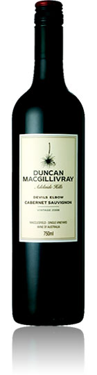 Unbranded Duncan MacGillivray Deviland#39;s Elbow Cabernet Sauvignon 2006 Adelaide Hills (75cl)