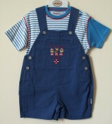 Dungaree Set- Blue - 18/24 mths