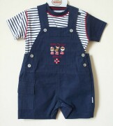 Dungaree Set- Navy - 12/18 mths