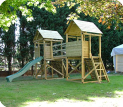 Dunster House Combo Climbing Frame 1