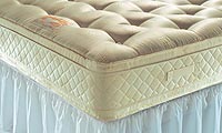 12 inch deep mattress. Duplex spring unit. Traditional tufted finish. Micro quilted boarders