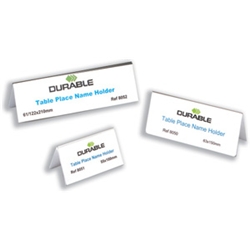 Durable Inserts for Duraprint Table Place Name