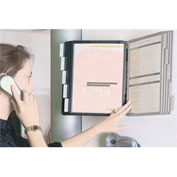 Durable Sherpa Display Wall Unit Complete 5 Red