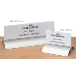 Durable Table Place Name Holder Acrylic with