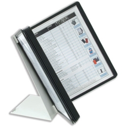 Durable Vario Desk Display Unit A5 with 5 Black